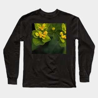 Flowers in yellow Long Sleeve T-Shirt